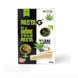 Gluten-free pasta with cannabis extract, spirulina, spinach, pumpkin and turmeric, TM Healthy Generation 240 g