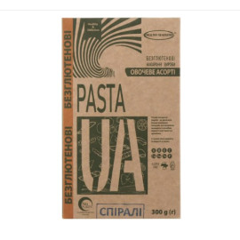 Gluten-free assorted vegetable pasta (spirals), 300 g, TM Healthy Generation