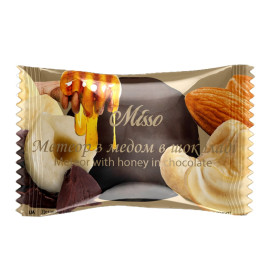 Candy “Meteor with honey in chocolate” Misso 15g