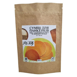 Pancake mix with rice flour and green buckwheat 200g