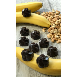 Natural candy based on carob without sugar ‘BANANA CASHEWS’ 13g