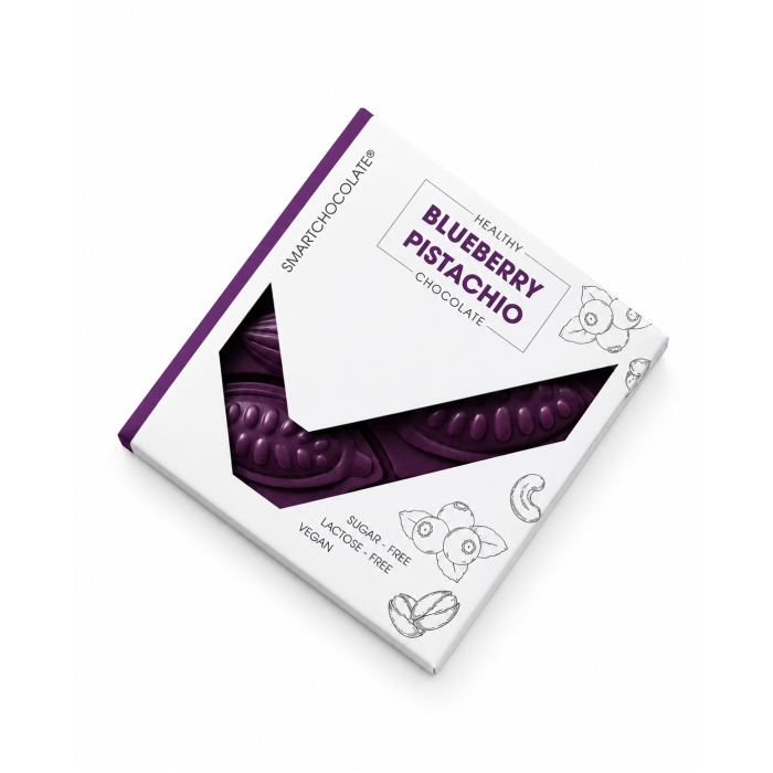 SmartChocolate® ЧЕРНИКА & ФИСТАШКА 75г