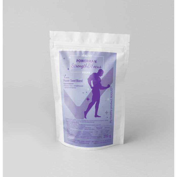 Функциональная смесь семян POWERMAN STRENGTH & FOCUS 300г