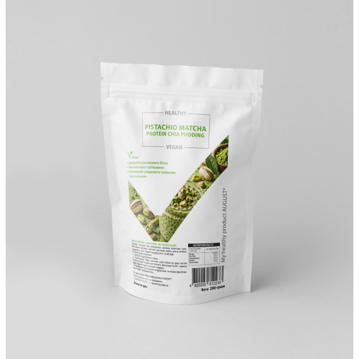 PISTACHIO • MATCHA Protein Chia Pudding 200 g