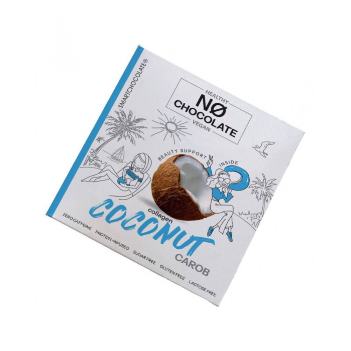 Натуральный шоколад No Chocolate Кокос 35г ТМ SmartChocolate®