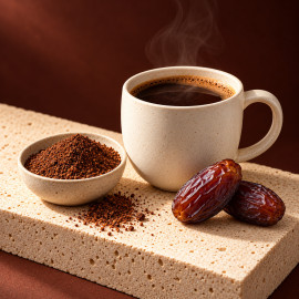 Date coffee and latte