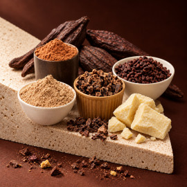 cocoa, carob, butter