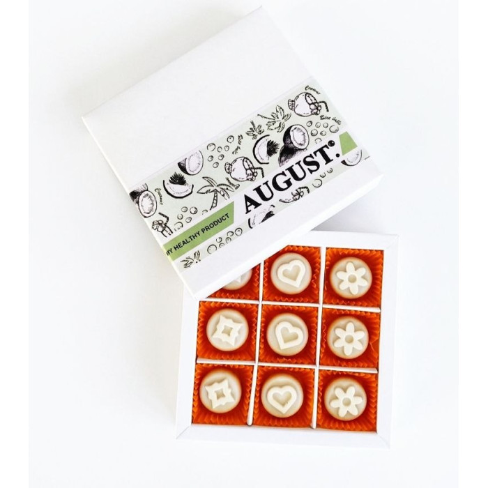 Natural sweets based on keroba without sugar ‘COCONUT - RICE BALLS’, 110g box