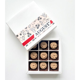 Natural sweets based on carob without sugar ‘COFFEE-PANCAKE CREAM’, 135g box