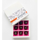 Natural sweets based on carob without sugar ‘APPLE - WALNUT’, 120g box
