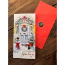 Новорічні листівки-вітання с конвертом та наліпкою(1)