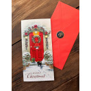 Новорічні листівки-вітання с конвертом та наліпкою(2)