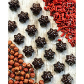 Natural sugar-free candy based on carob ‘GOJI-HAZELNUT’ 12g