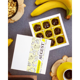 Натуральные конфеты на основе кэроба без сахара «БАНАНАН-КЕШ`Ю», коробка 120г