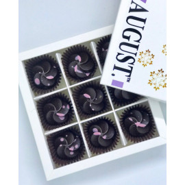 Natural sweets based on carob without sugar ‘CHERRY - HORSEBONE PROTEIN’, 120g box